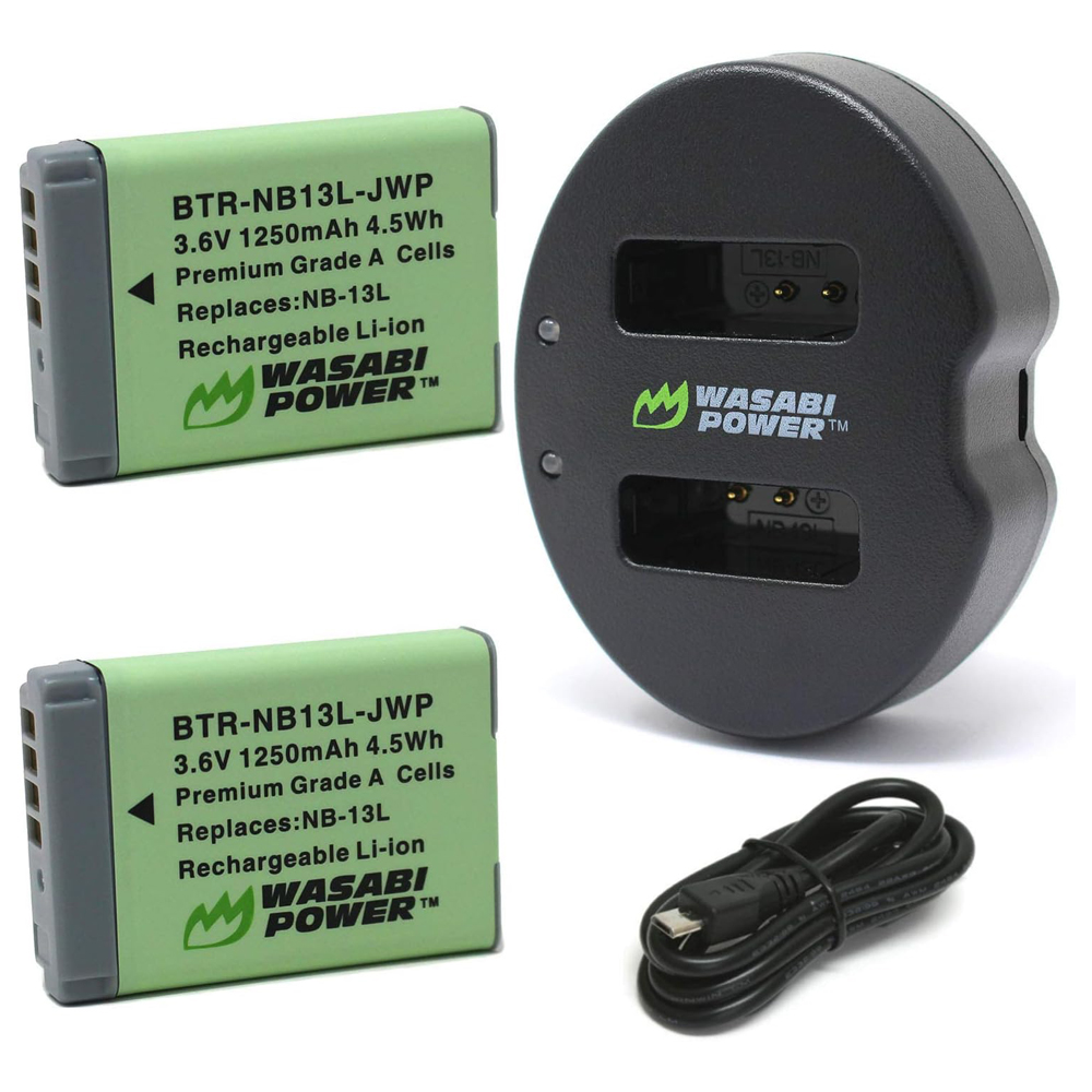 PATONA NB-13L Batterie de Rechange 1010mAh / 3,6V / 3,6Wh Compatible avec Canon NB13L PowerShot SX620 SX720 SX730 SX740 G1X Mark II G5X G7X G9X LEGRIA VIXIA Mini X