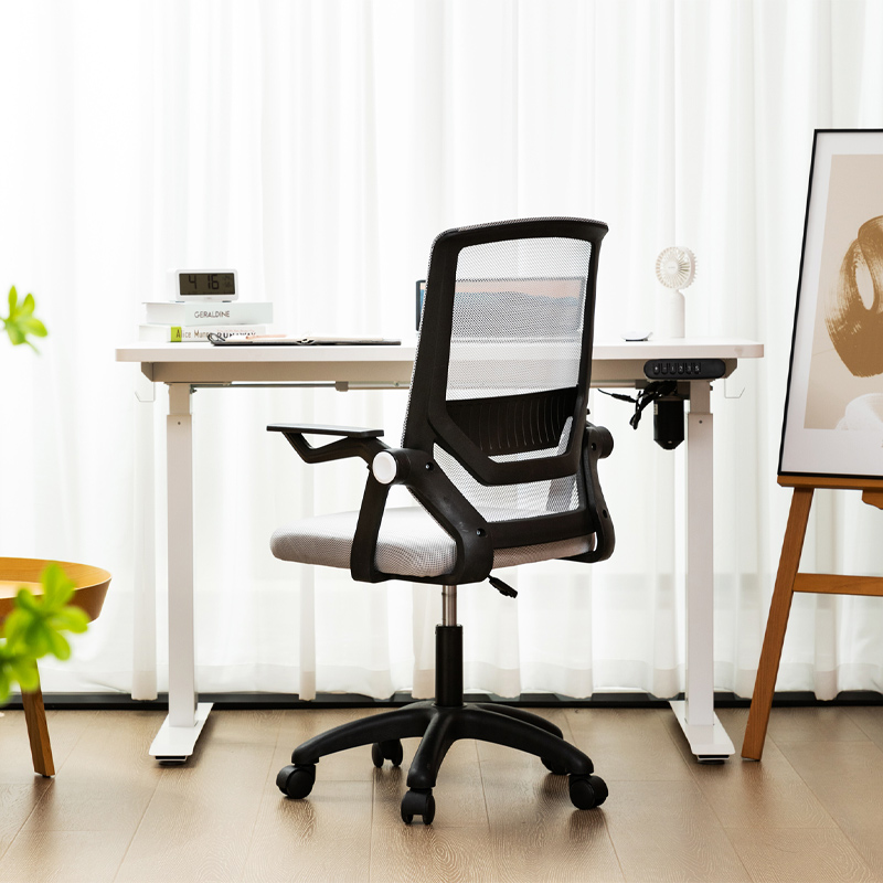 Deli Ergonomic Chair Mesh Breathable Home Office Chairs for Study ...