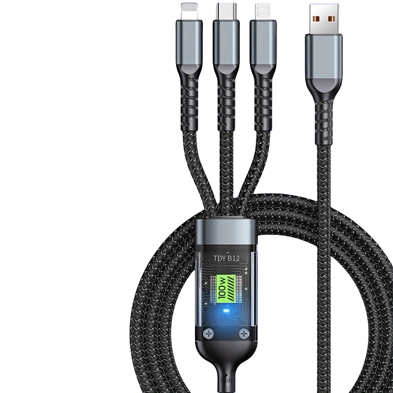 PD 100W Digital Display Data Cable Fast Charging Cable, Suitable for ...