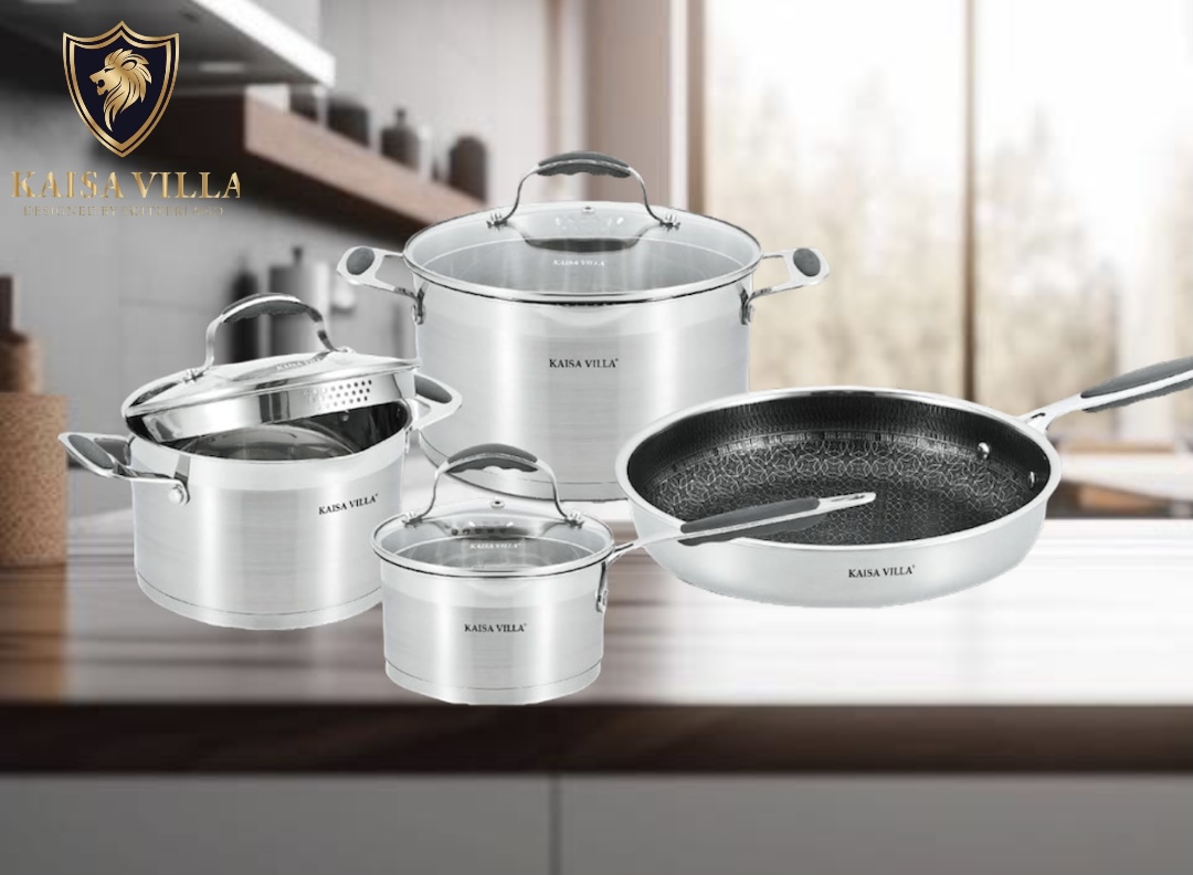 Kaisavilla 304 Stainless Cookware set (include cover) Glass cover ...