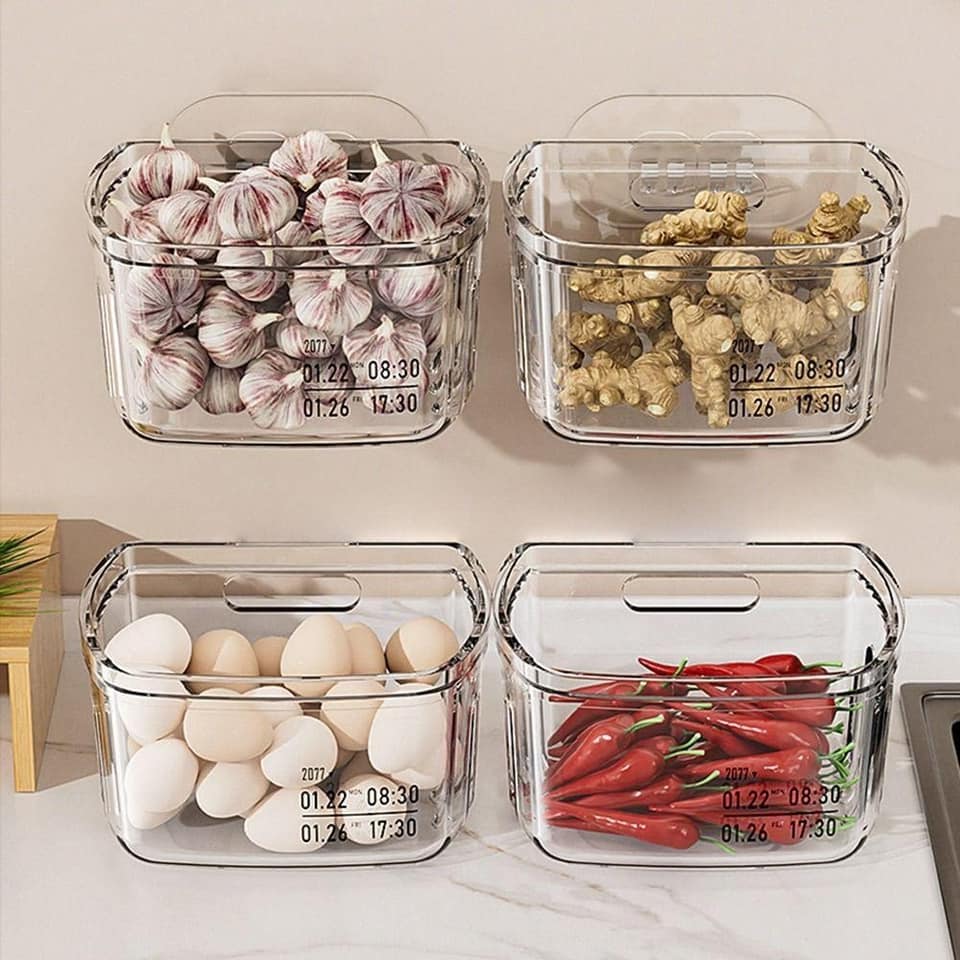 Kitchen Storage Baskets Cooking Essential Easy to Install Baskets ...