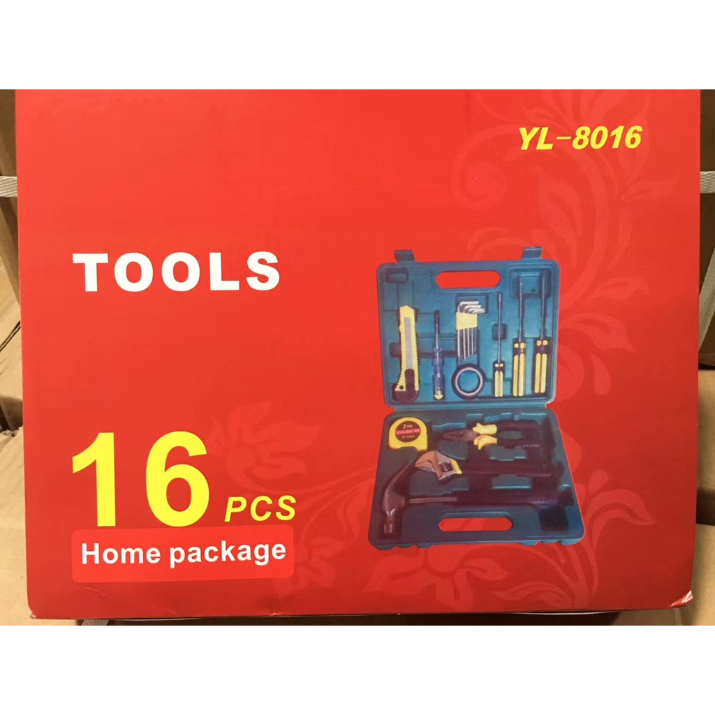 CQW.NO1 16Pcs MULTIFUNCTIONAL TOOL KITS Tools Set Repairing Tools ...