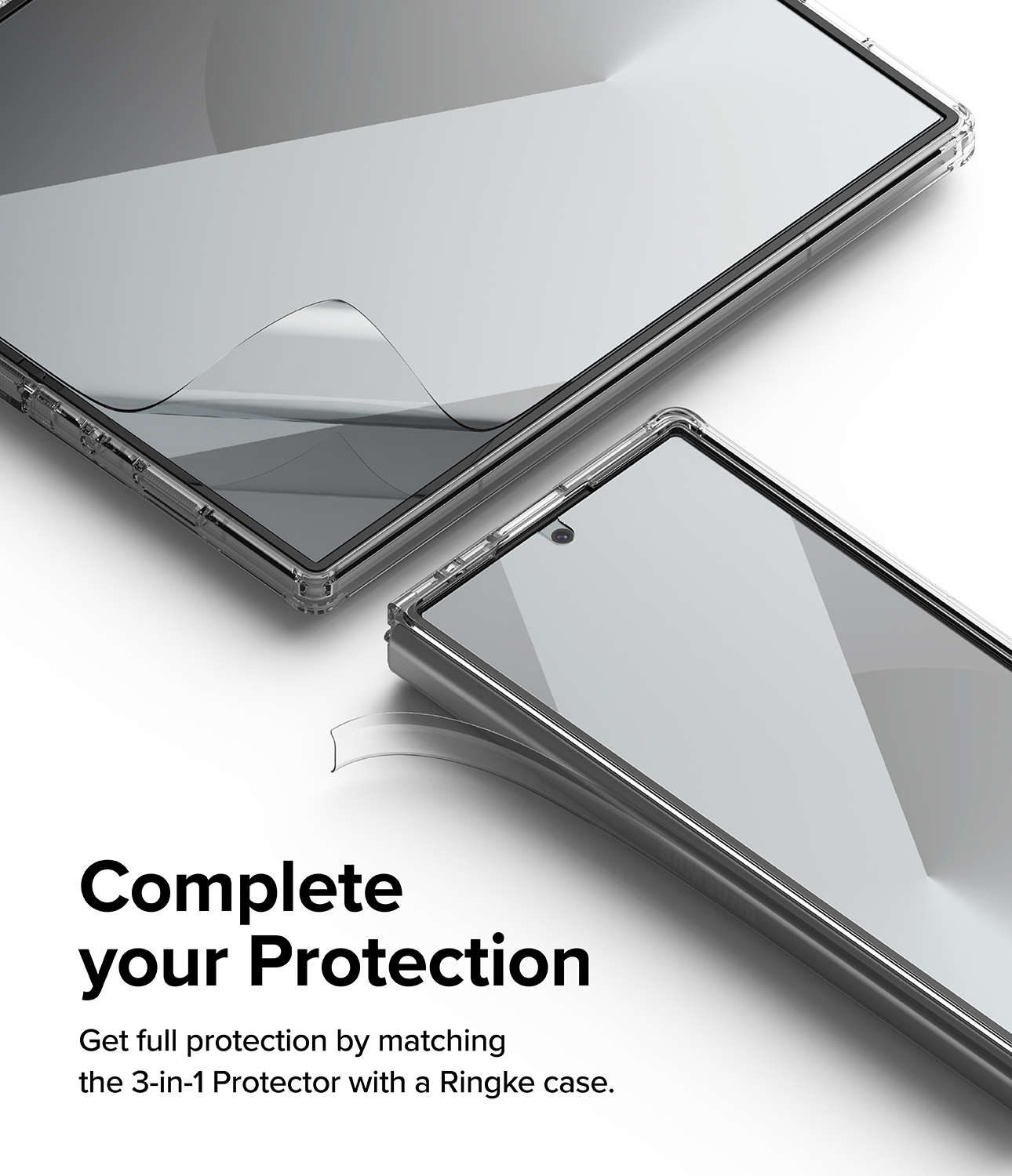 Ringke Z Fold 6 Screen Protector Set | 3-in-1 Front Back Hinge Film ...