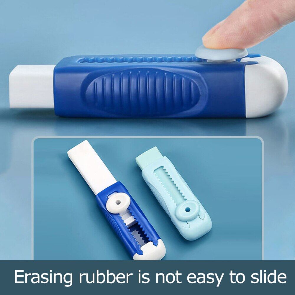 Creative Retractable Push Pull Eraser Student Writing Drawing ...