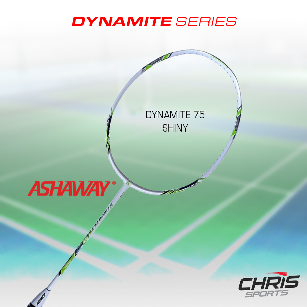 ASHAWAY DYNAMITE 75 Badminton Racket Shiny with BAG and Unstrung ...