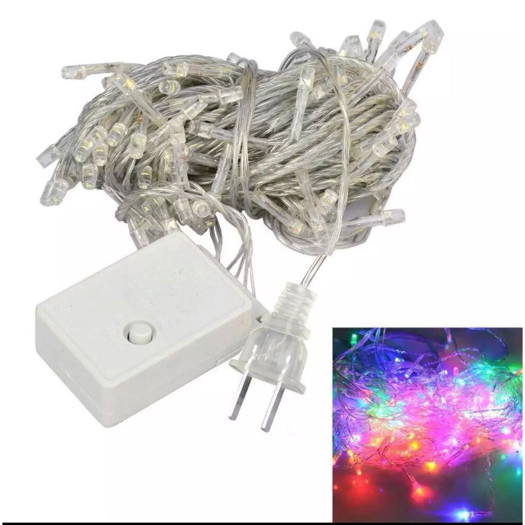 100L String Christmas Lights With End Connector 12M Indoor Outdoor LED ...