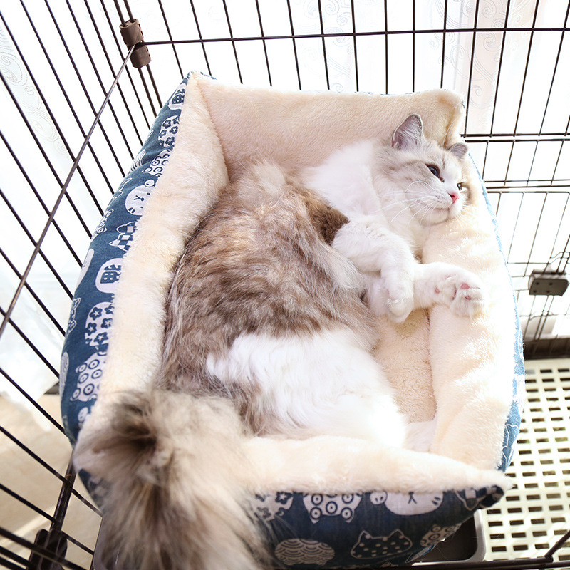 Large Dog Bed Washable Deep Sleep bed Thickened Soft Pet Bed Keep Warm ...