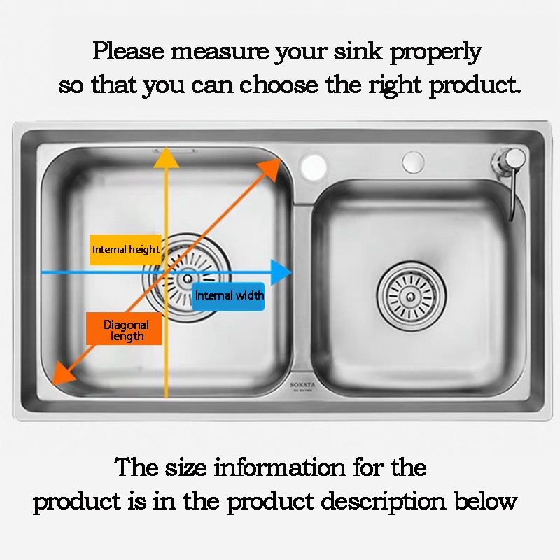 Kitchen Dish Rack Drainer Stainless Steel Retractable and Skidproof ...