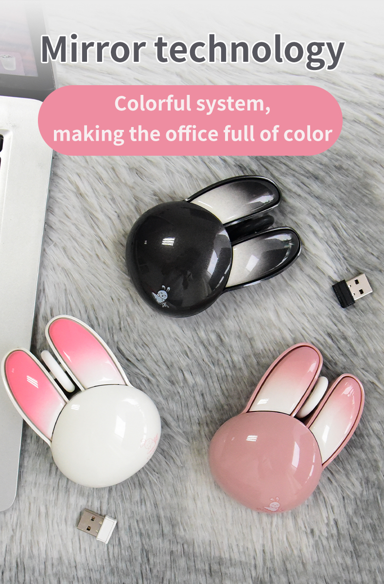 MOFII M6DM Rabbit Design Bluetooth + USB Receiver Dual Mode Wireless ...
