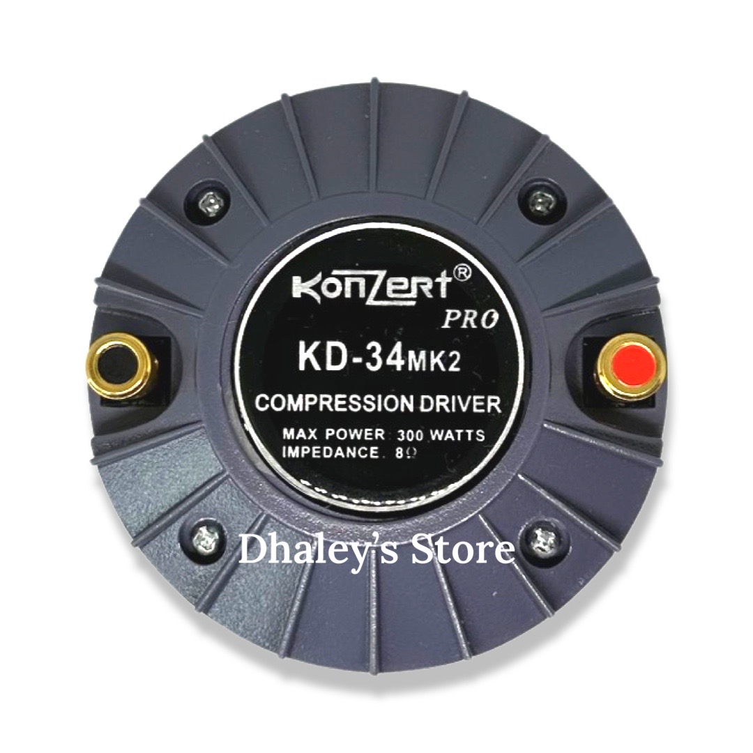 Original Konzert KD-34MK2 Compression Driver Unit 8ohms 300watts Sold ...