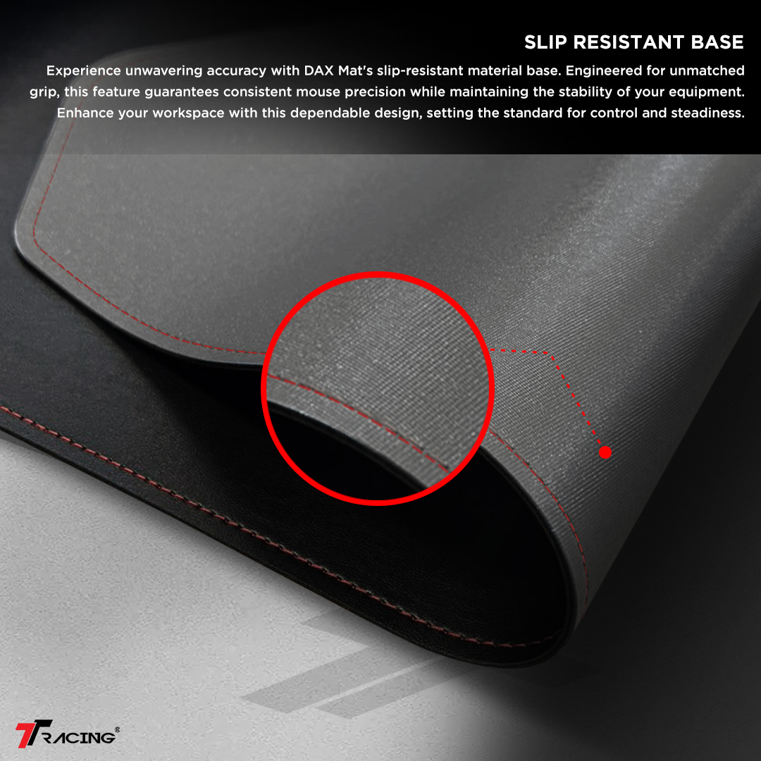 TTRacing Dax Mat | Desk Mouse Pad Slip Resistant PU Leather Material ...