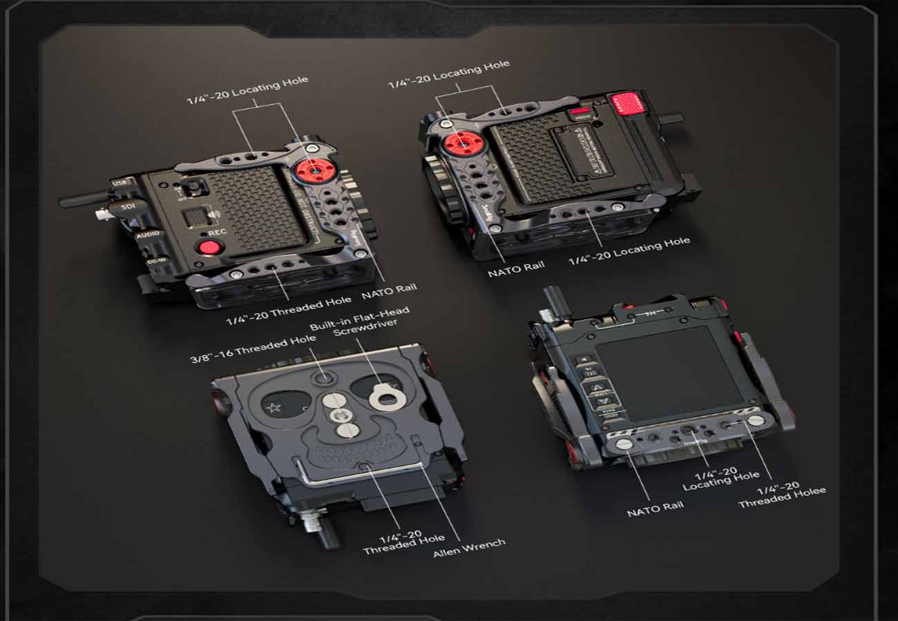 SmallRig Basic Formfitting Camera Cage Kit for RED KOMODO / KOMODO-X ...