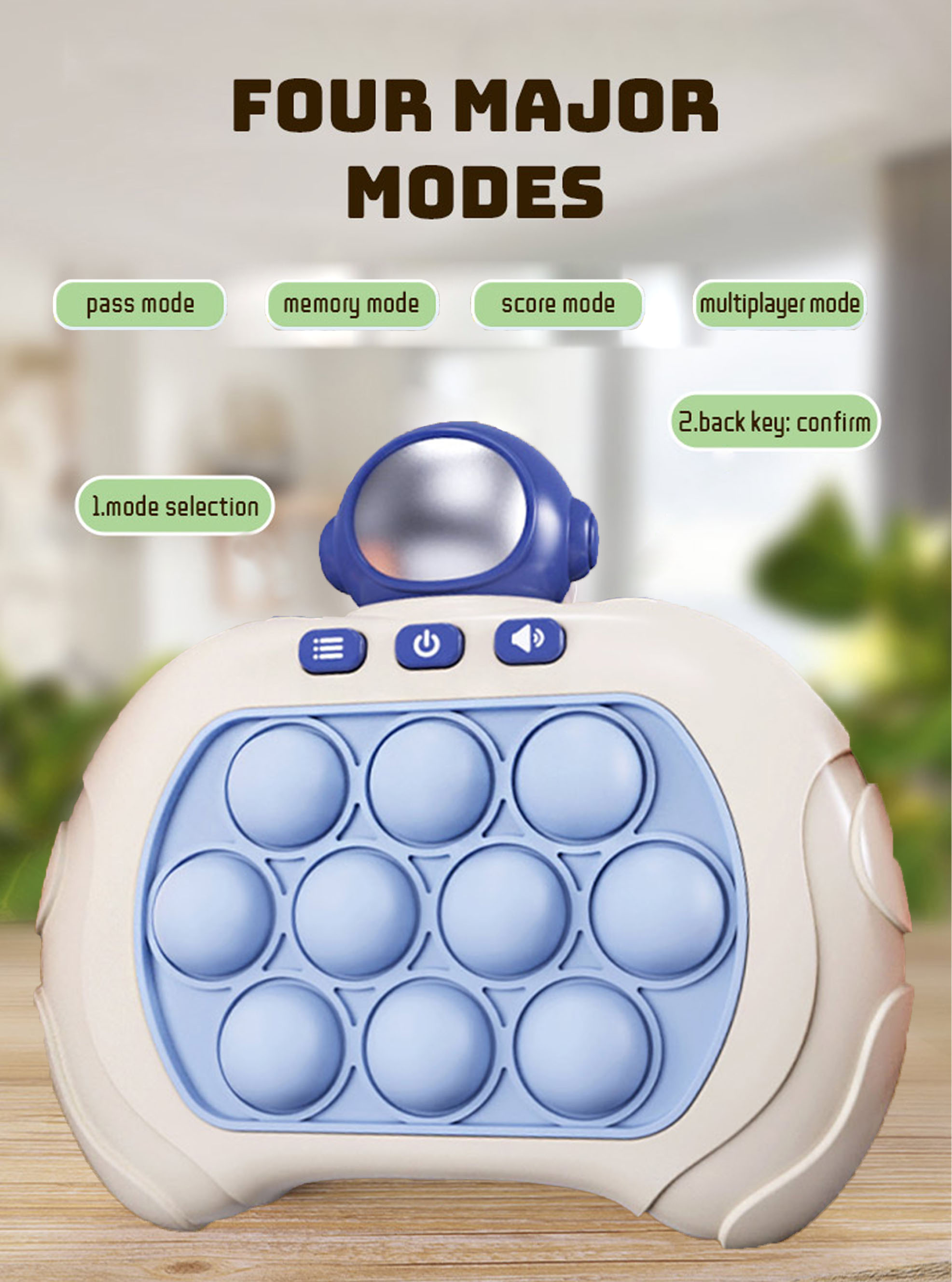 Electric Quick Push Game Machine Finger Movement Brain Game Children ...