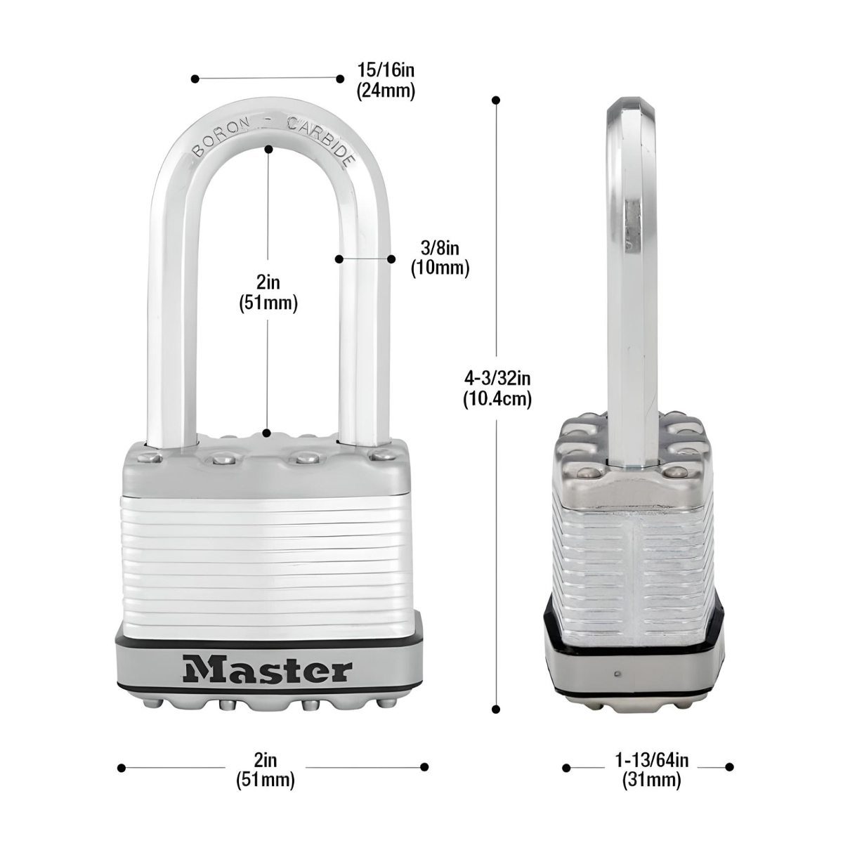 Master Lock M5XKADLH Magnum Padlock L/S 50mm | Shopee Philippines