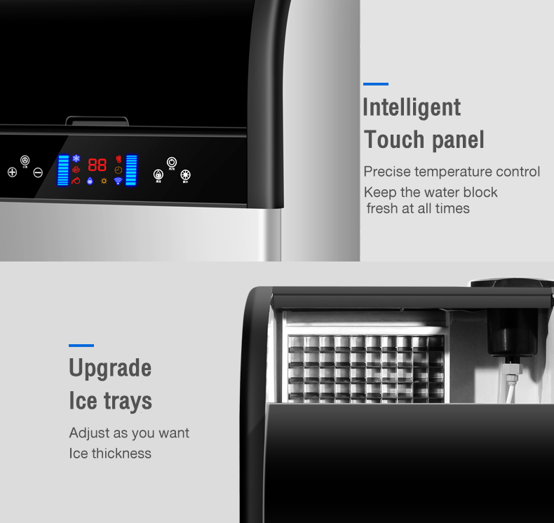 SHANBEN COD ice maker Commercial 95KG large capacity intelligent ice