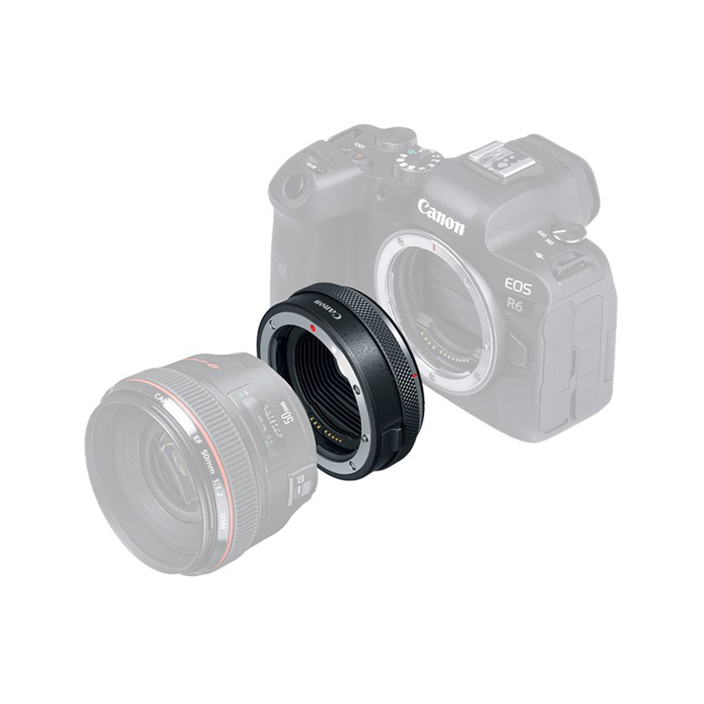 Canon EF-EOS R Mount Adapter for Canon EF / EF-S Lens to RF EOS R ...