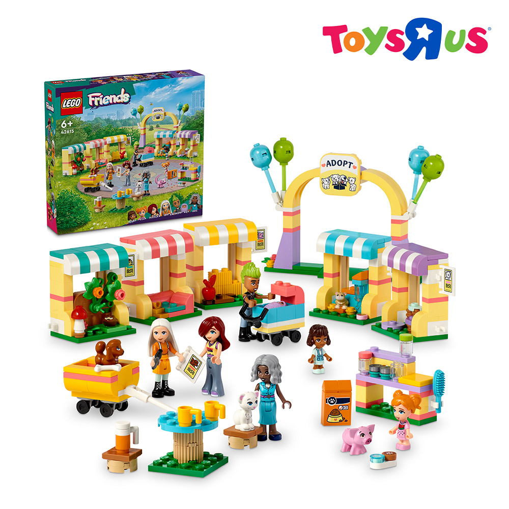 LEGO® Friends Pet Adoption Day 42615, Ages 6+, Building Blocks (400 ...