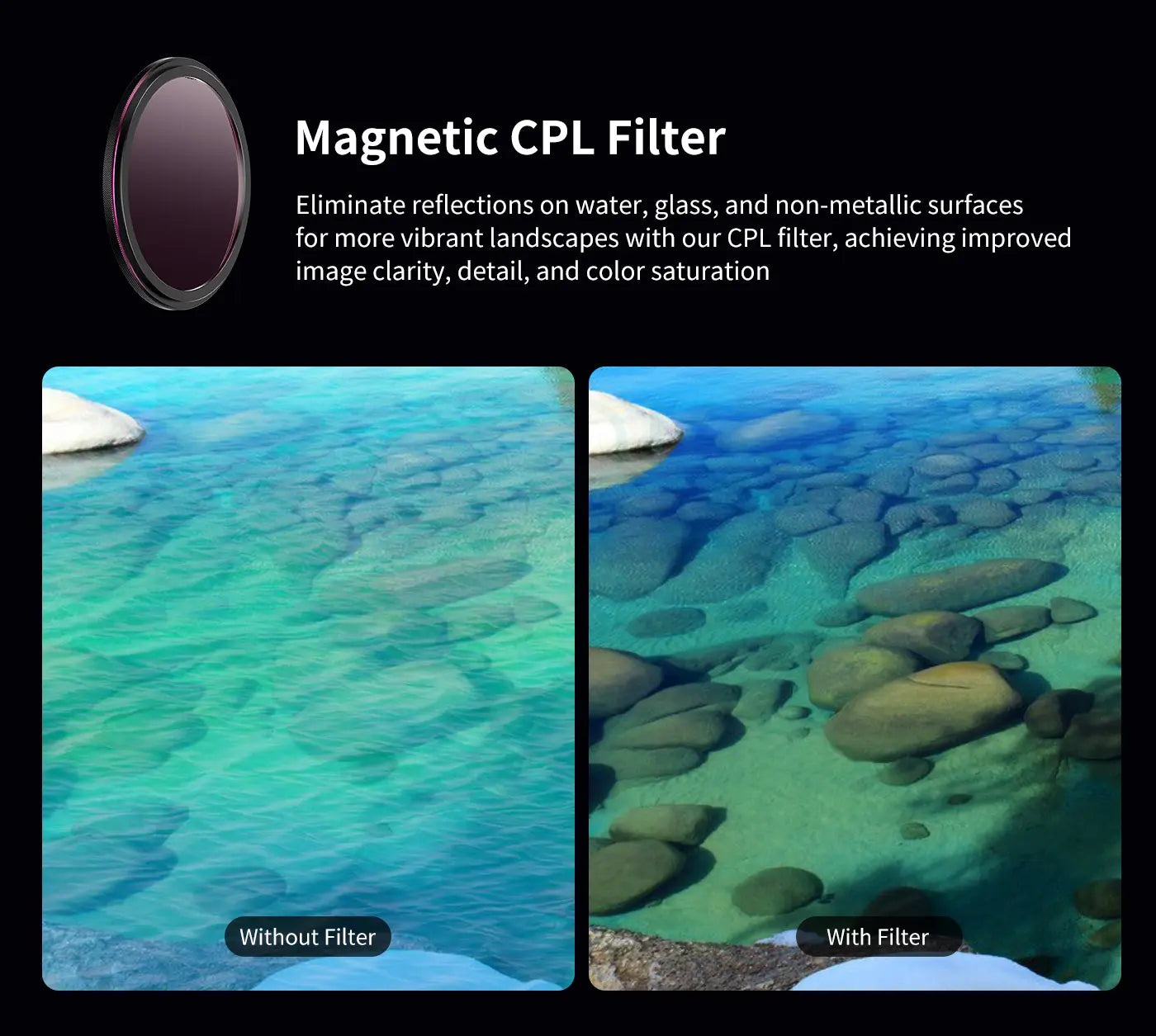 Ulanzi HP-013 52mm MagFilter Magnetic Smartphone Filter Set for iPhones ...