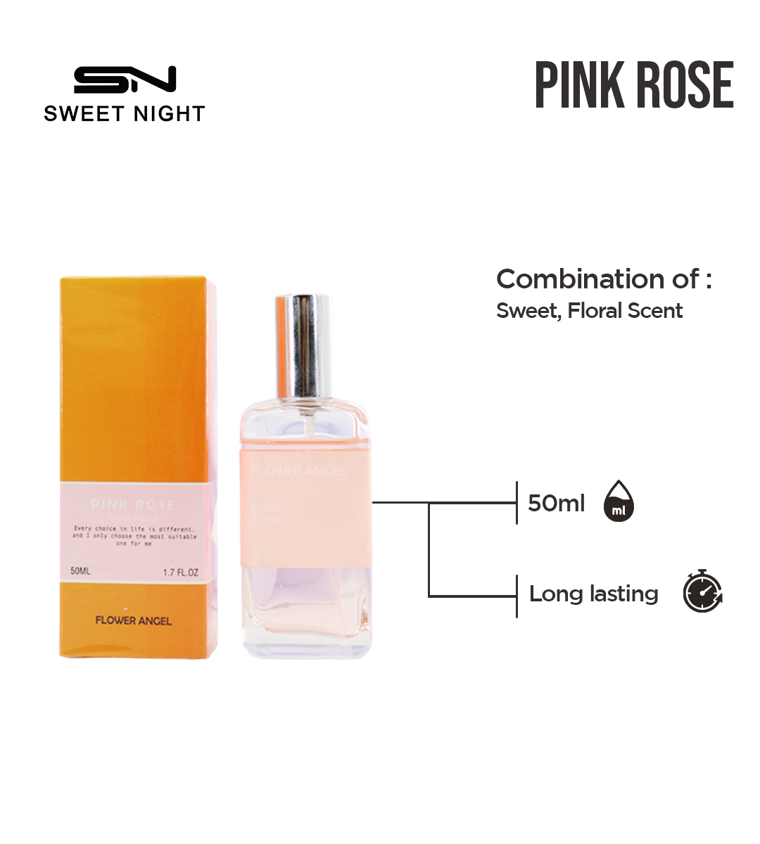 Sweet Night Flower Angel Collection 50ml Eau De Parfum Shopee