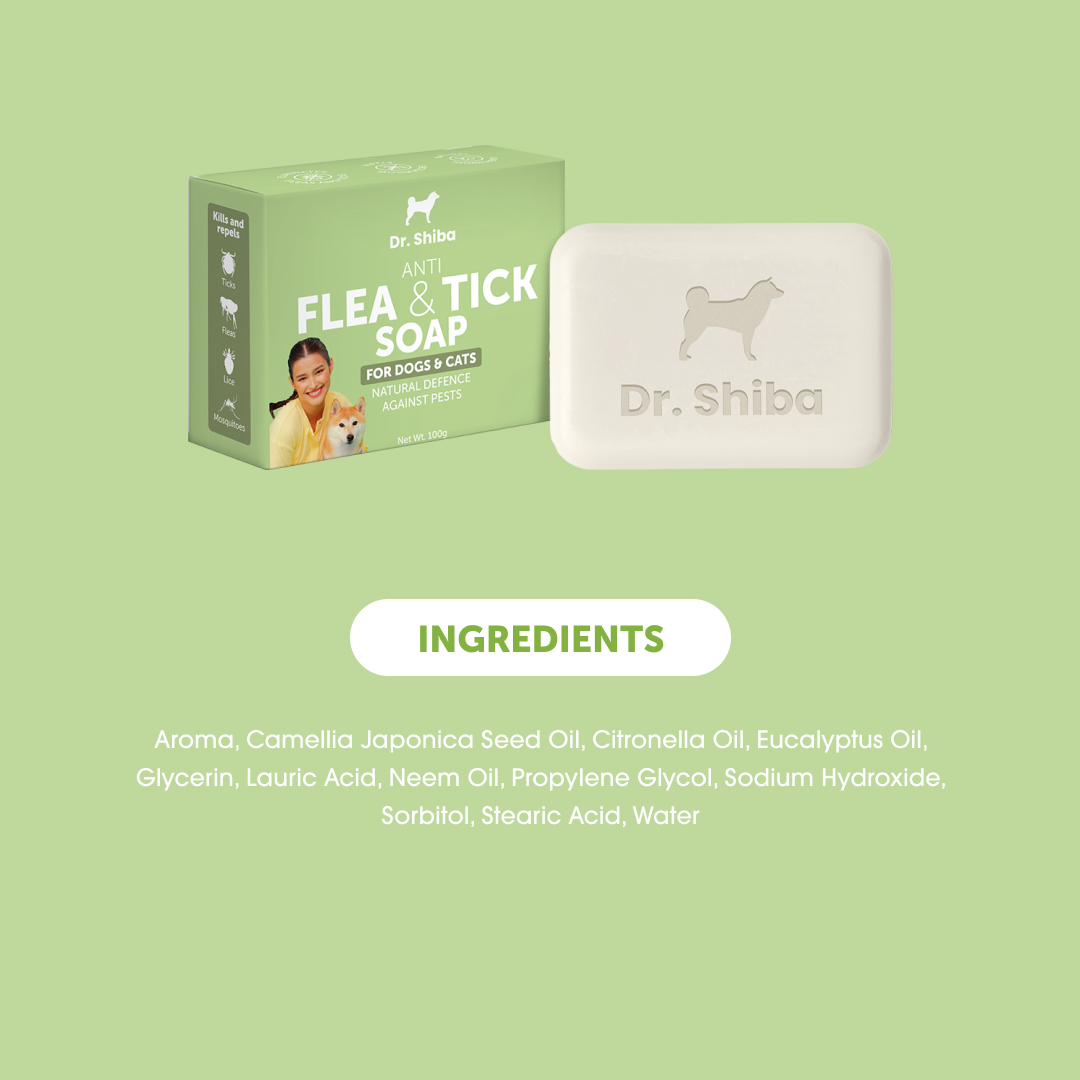View of Dr. Shiba Anti Flea & Tick Soap for Dogs & Cats | Infused with ...