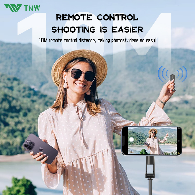 TNW T14 Magnetic Selfie Stick Magsafe Tripod Handheld Fold Stabilizer ...
