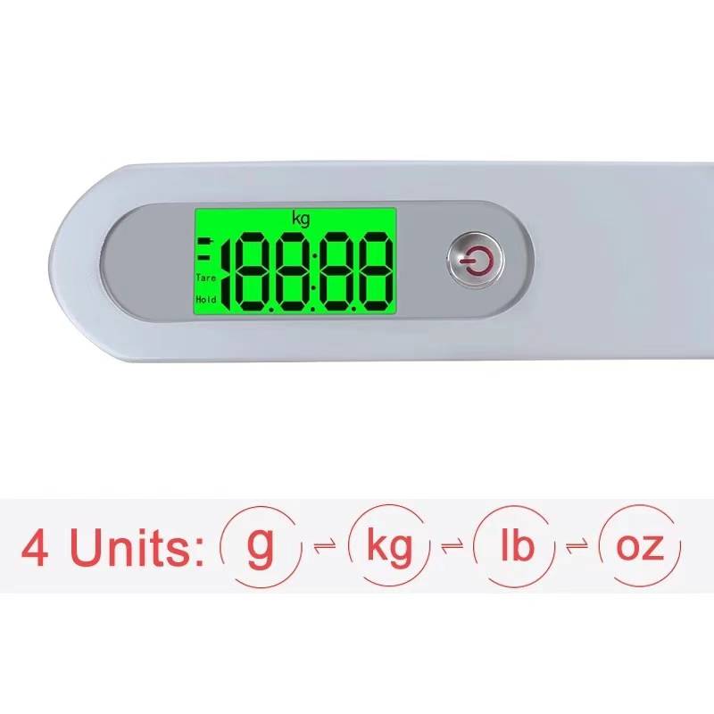 TechTrance Stainless Steel Digital Portable Luggage Weight Scale 50kg ...