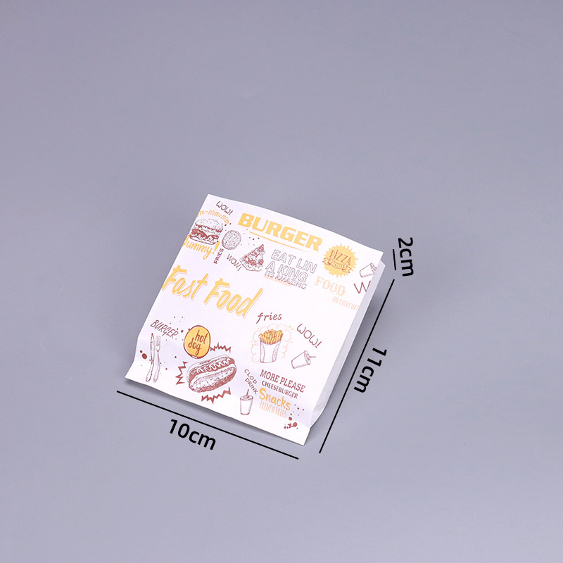 90pcs Food Sandwich Pancake burger Food Wax Paper Greaseproof Paper ...