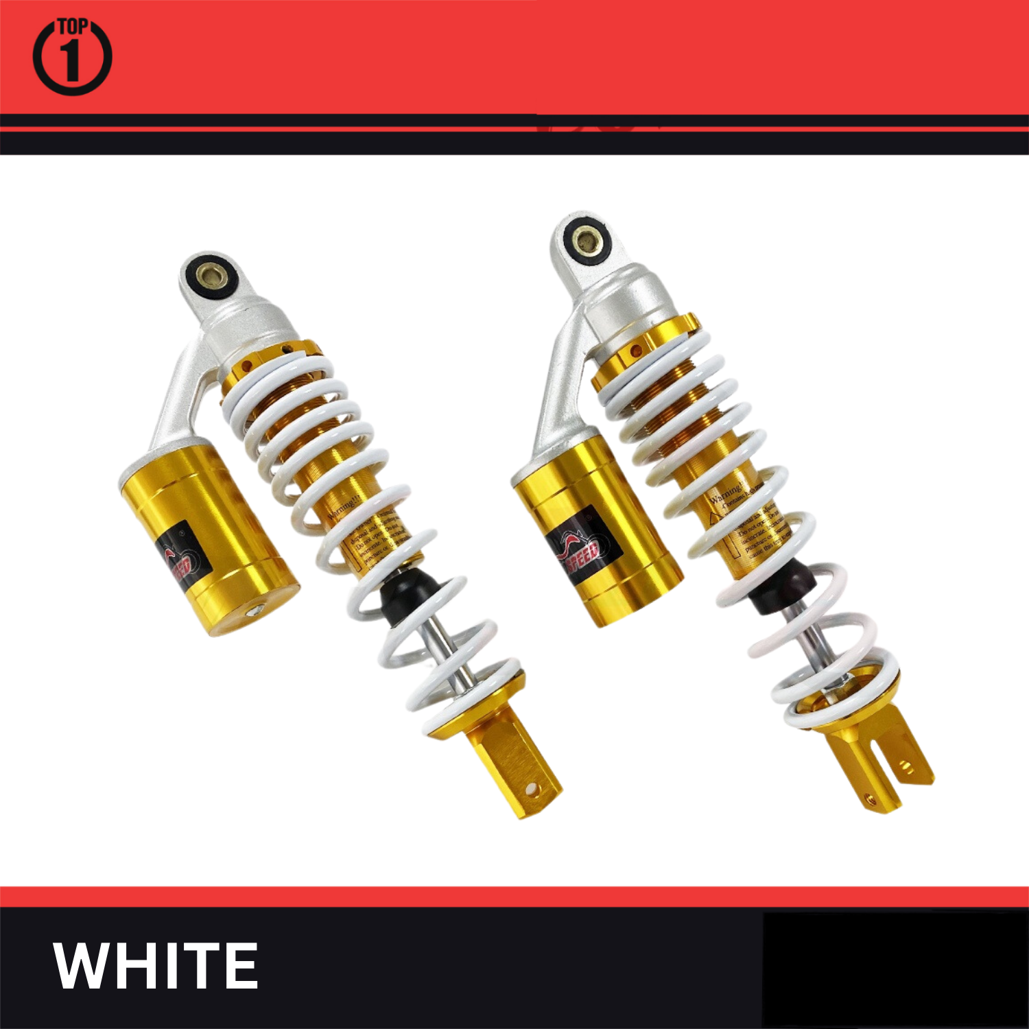 Top1 Motors Rear Dual Shock Absorber with Gas Tank 295mm Nmax Aerox PCX ...
