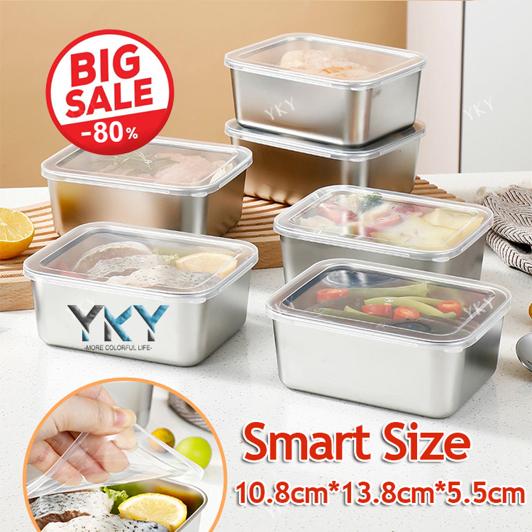 304 Stainless Steel Fresh Keeping Box for Food Storage Container ...