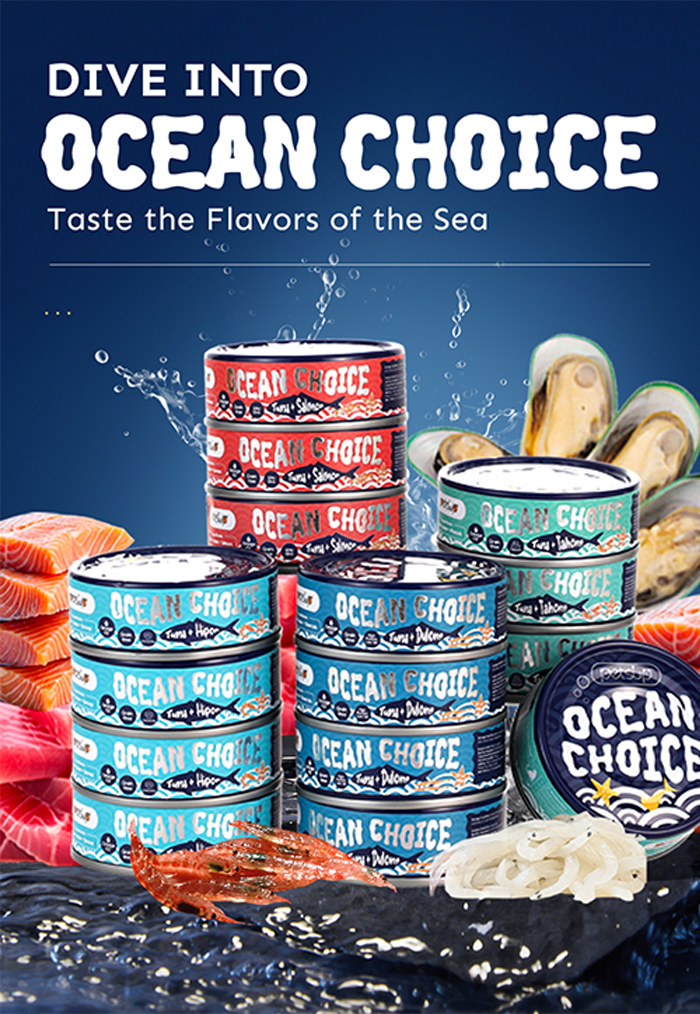 Petsup Cat Wet Food Ocean Choice Taurine Omega 3 DHA Taurine Tuna ...