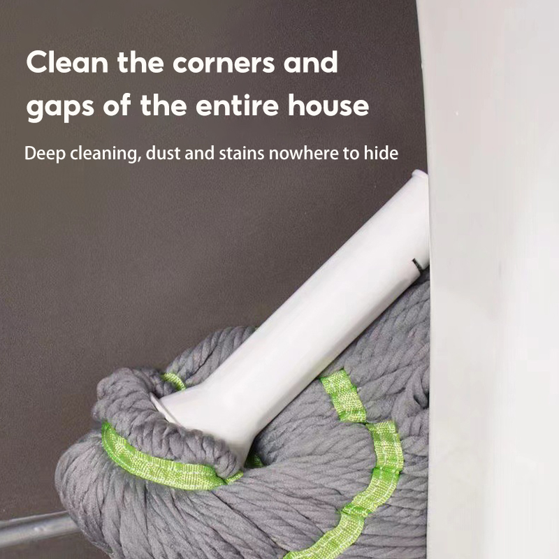 CHIT 360° Rotating Spin Mop Hand-Free Wash Floor Mop Absorbs Water And ...