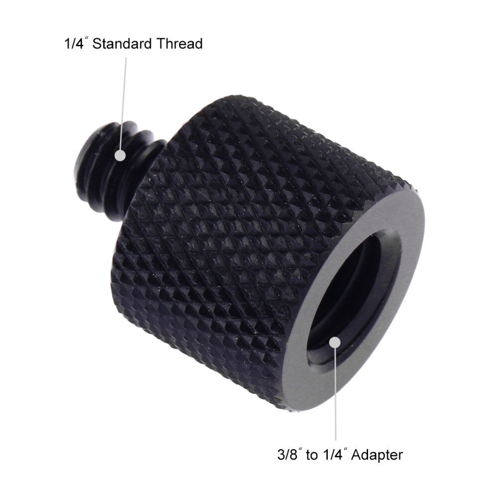 Mic Foot Adapter Screw Thread Adapter 1/4 Female to 5/8 Male 1/4 Male ...