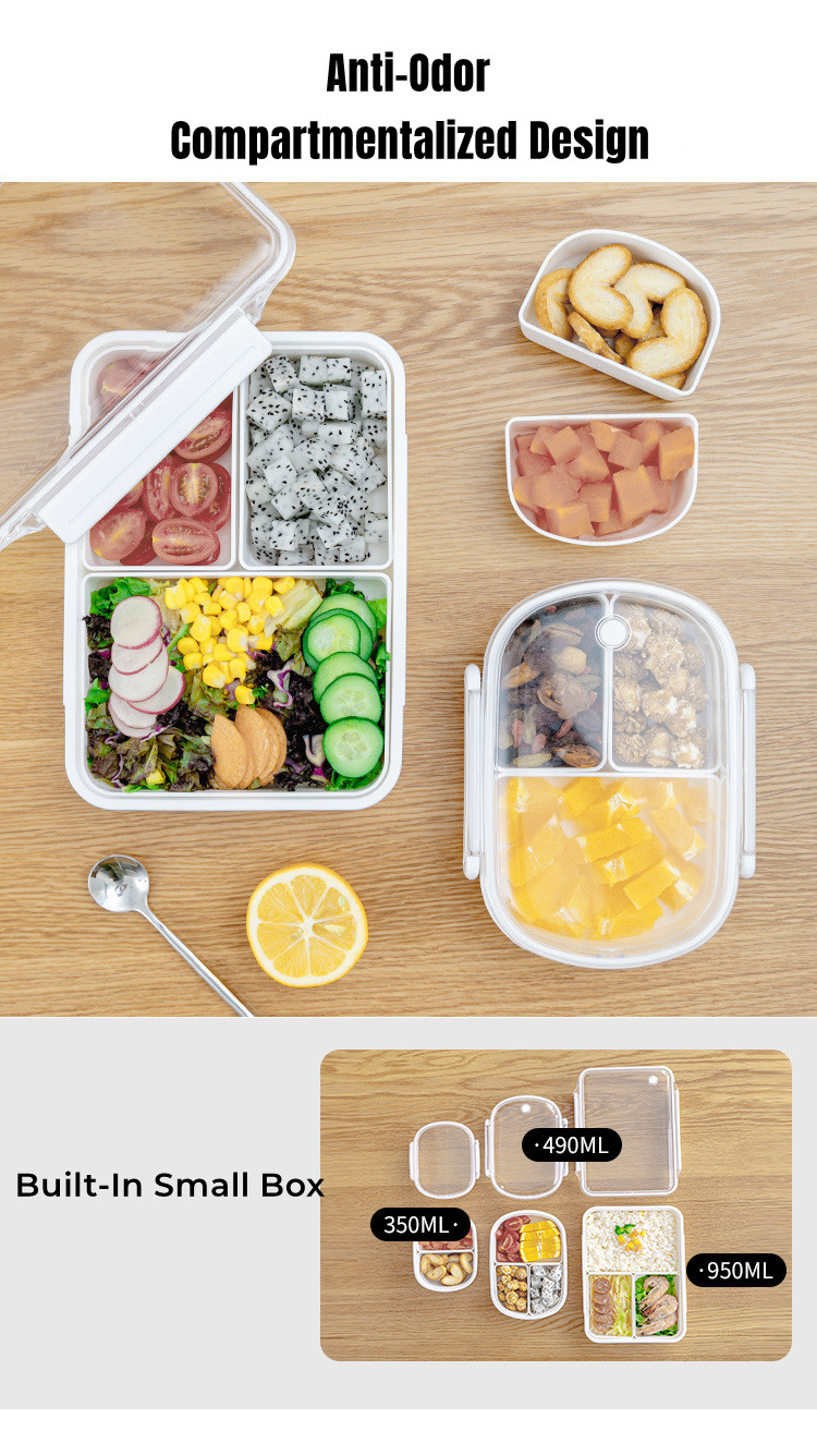 Lunch Box Food Fruit Preservation Box Multi-Compartment Portable Box ...