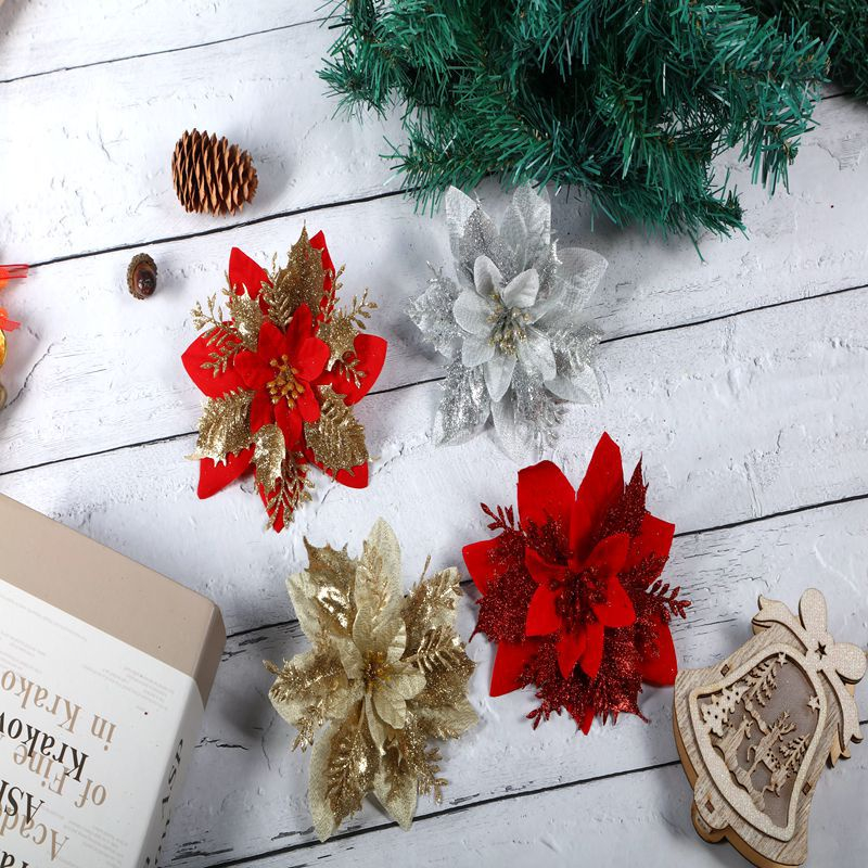 OmniMart Christmas Flower Artificial Flowers Merry Christmas ...