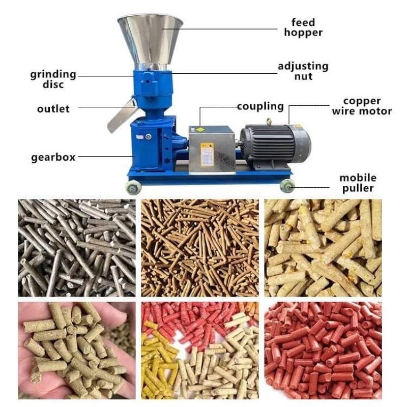 Pellet machine pelletizer for agriculture heavy duty industrial feed ...