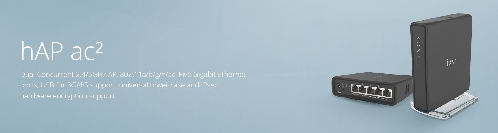 MikroTik hAP ac2 - 5-Port Gigabit Ethernet Router w/ Dual band Wi-Fi 5 ...