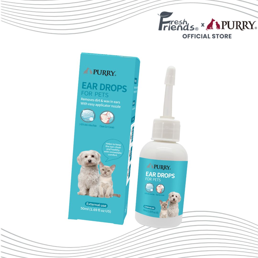 Fresh Friends Purry Anti-Mites Ear Drops Cleaner 50ml | Shopee Philippines