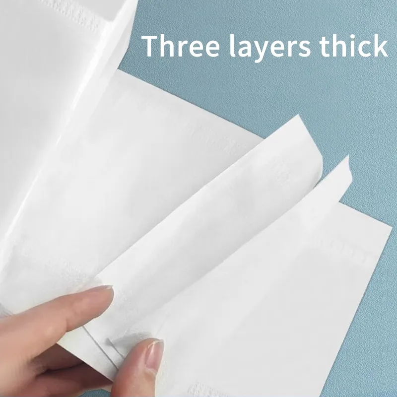 10 Pack Household Napkins Puree Toilet Paper Thickening 3-Ply Facial ...