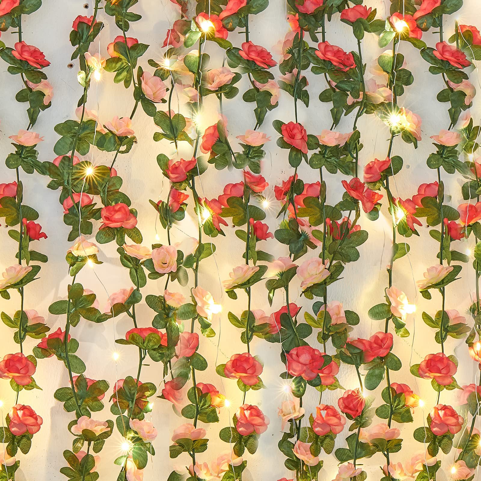 6 Pieces Green Simulation Milan Fake Plastic Plant Wall 600 x 400 mm