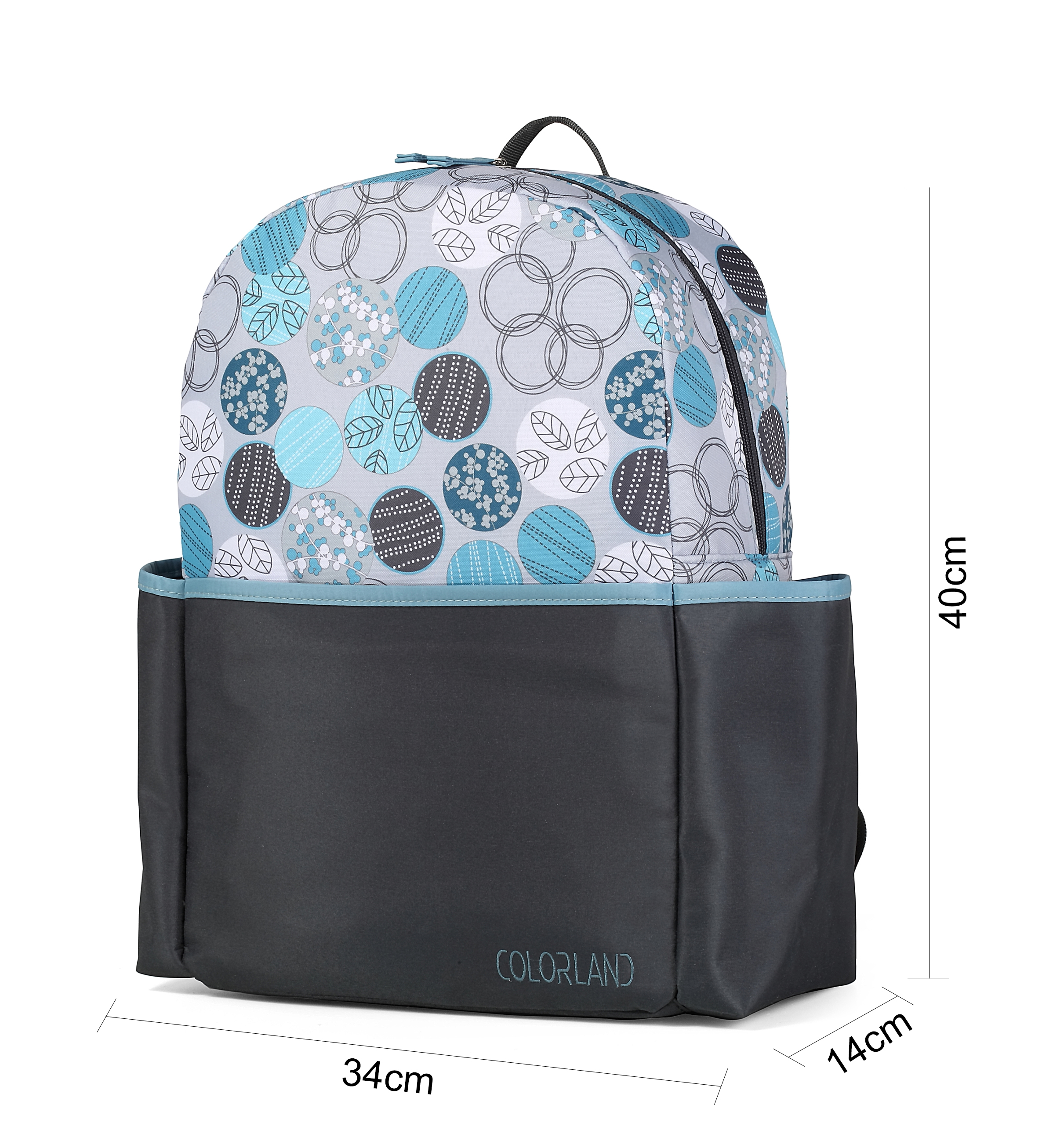 Colorland Magic 5 Piece Set Family Diaper Backpack (Grey Peaceful ...