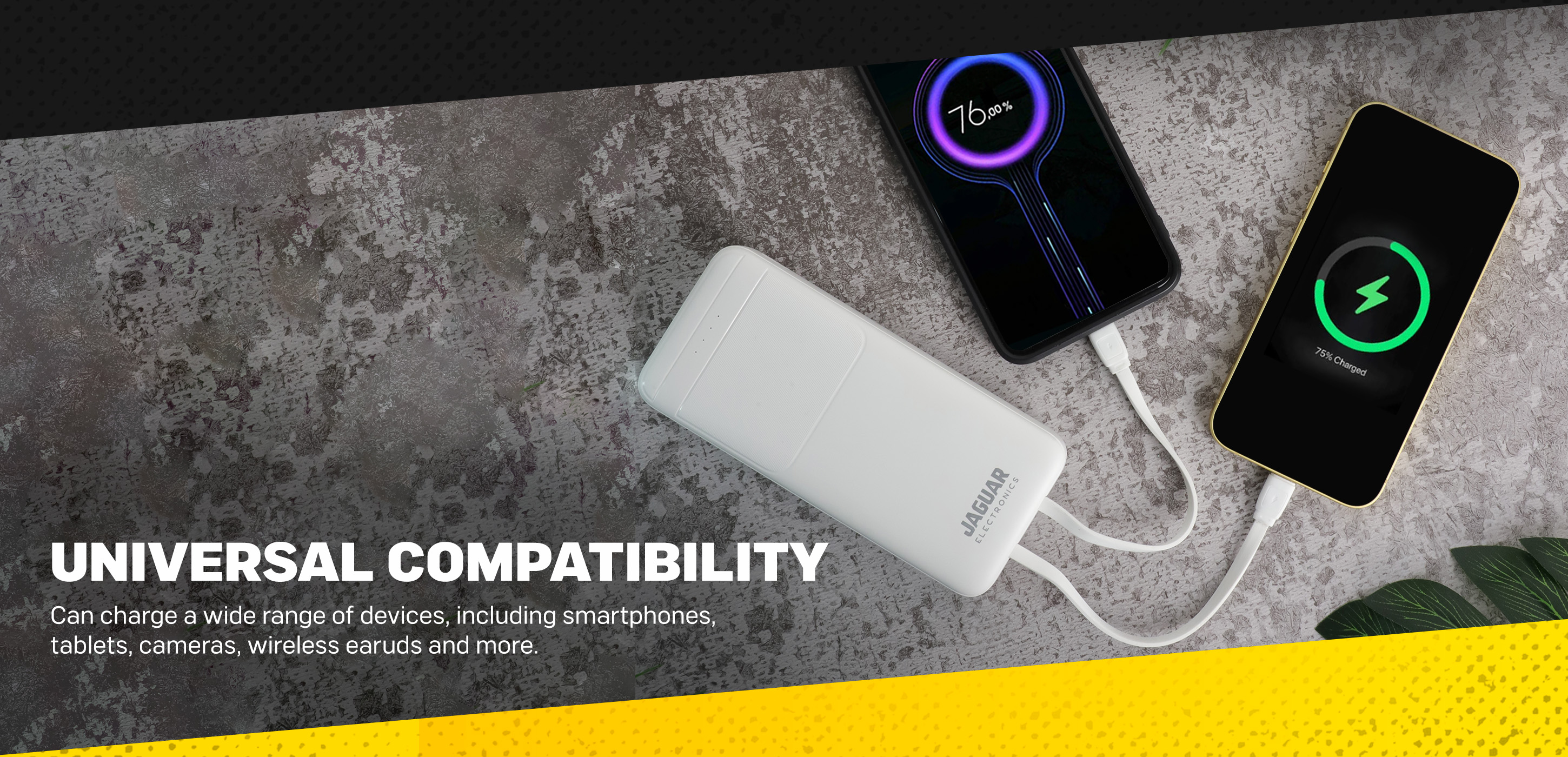 Jaguar Electronics PB628 20000mAh 22.5W PD/QC 3.0 Fast Charging Power ...