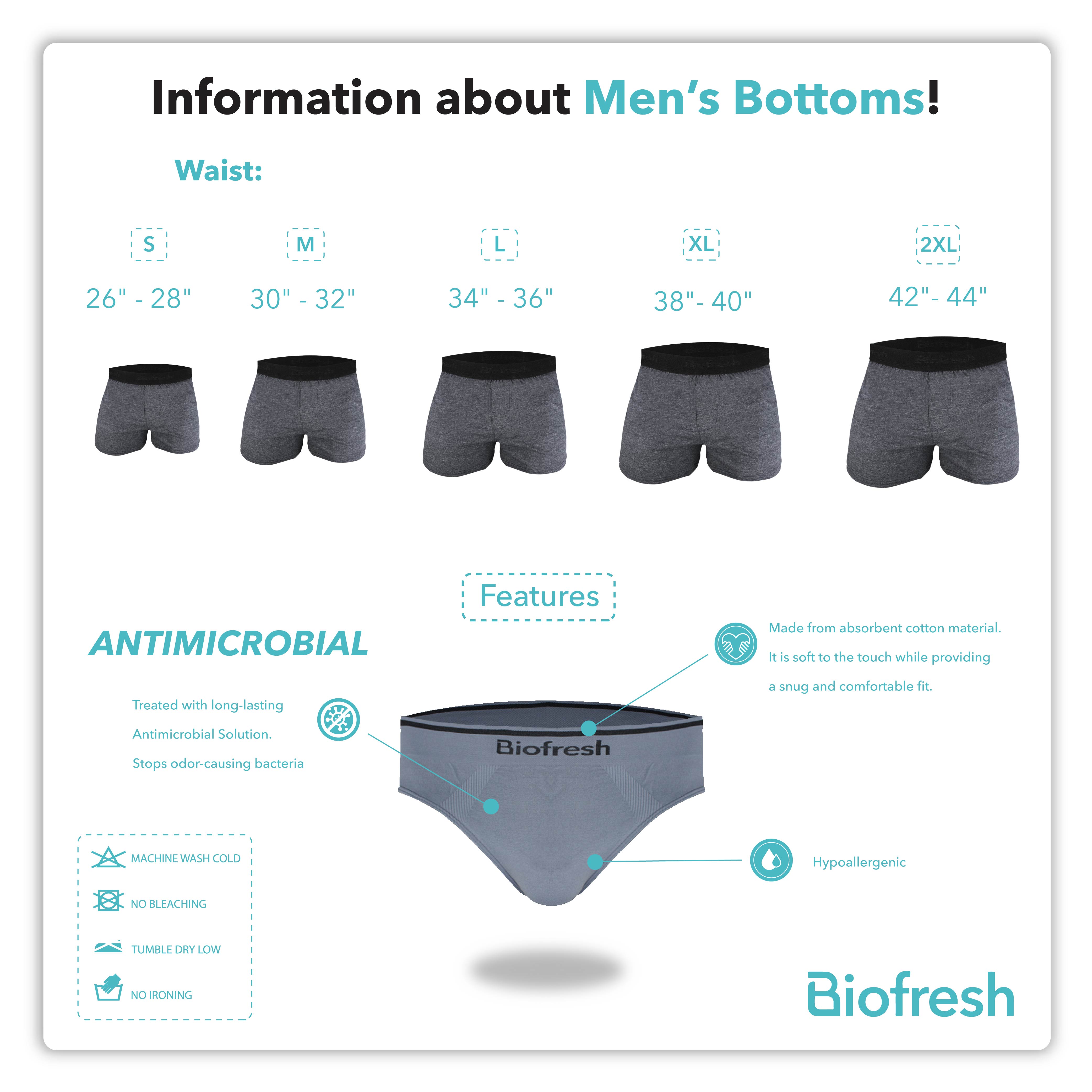 Biofresh Microair Men's Sports Boxer Brief 1 piece MUMBB3402 | Shopee ...