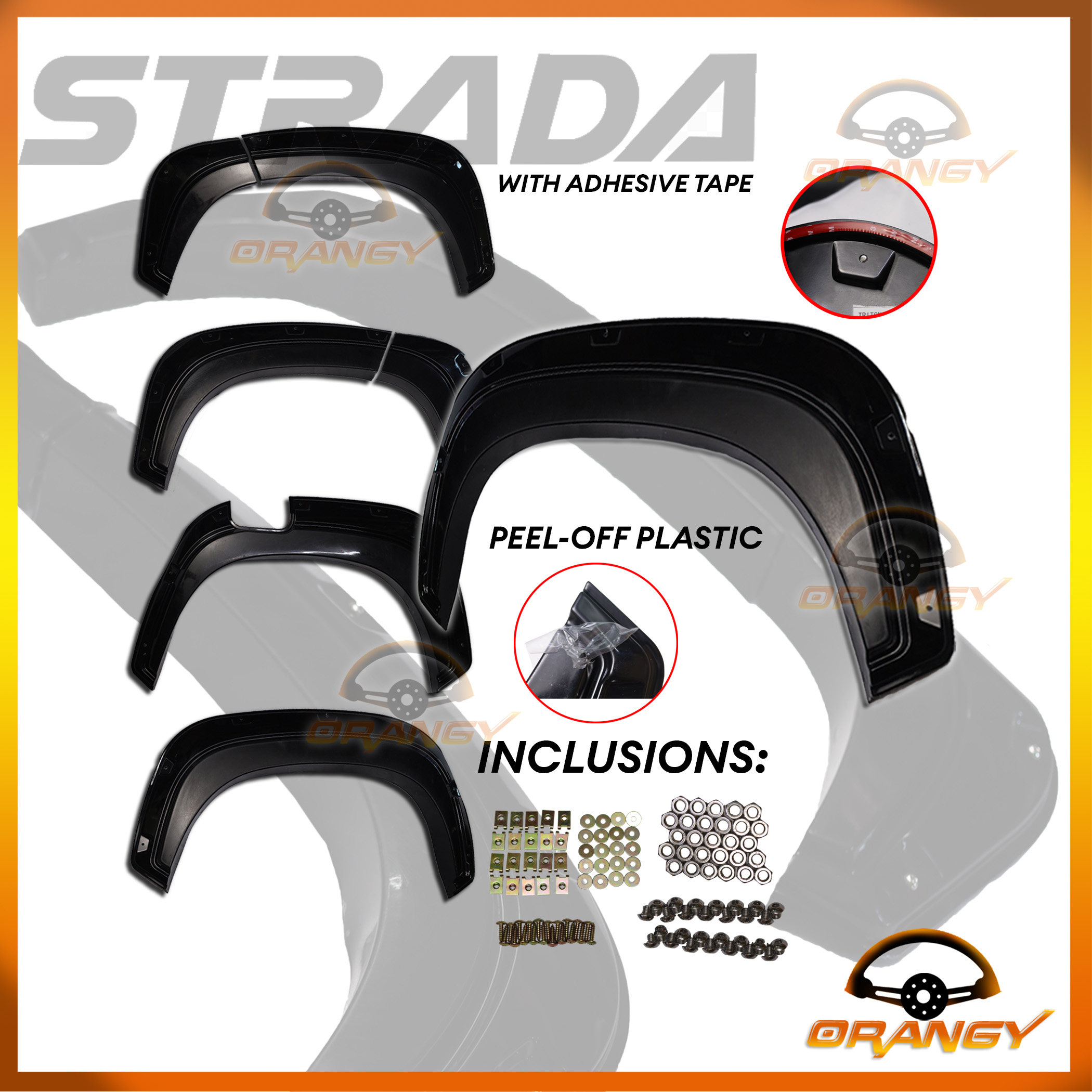 Mitsubishi Strada 2019 to 2023 Bushwacker 6 inches ( Car Accessories ...