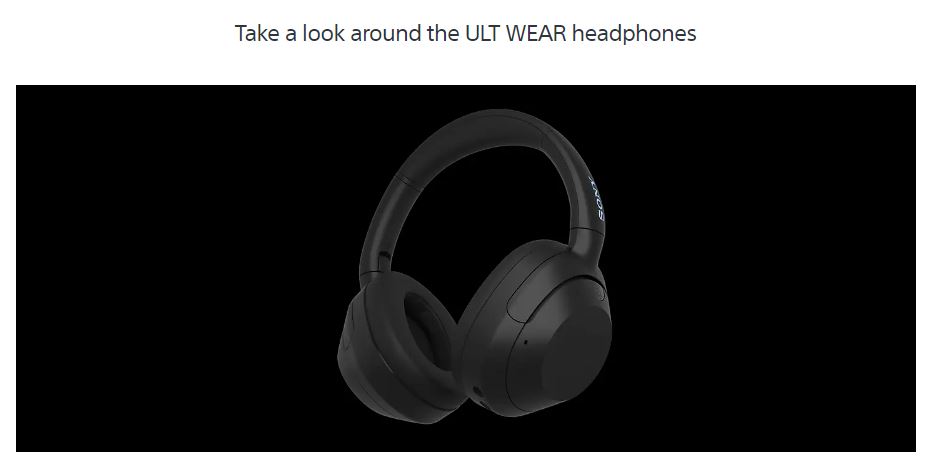 Sony Ult Wear WH-ULT900N / WH ULT900N Wireless Noise Canceling Headset ...
