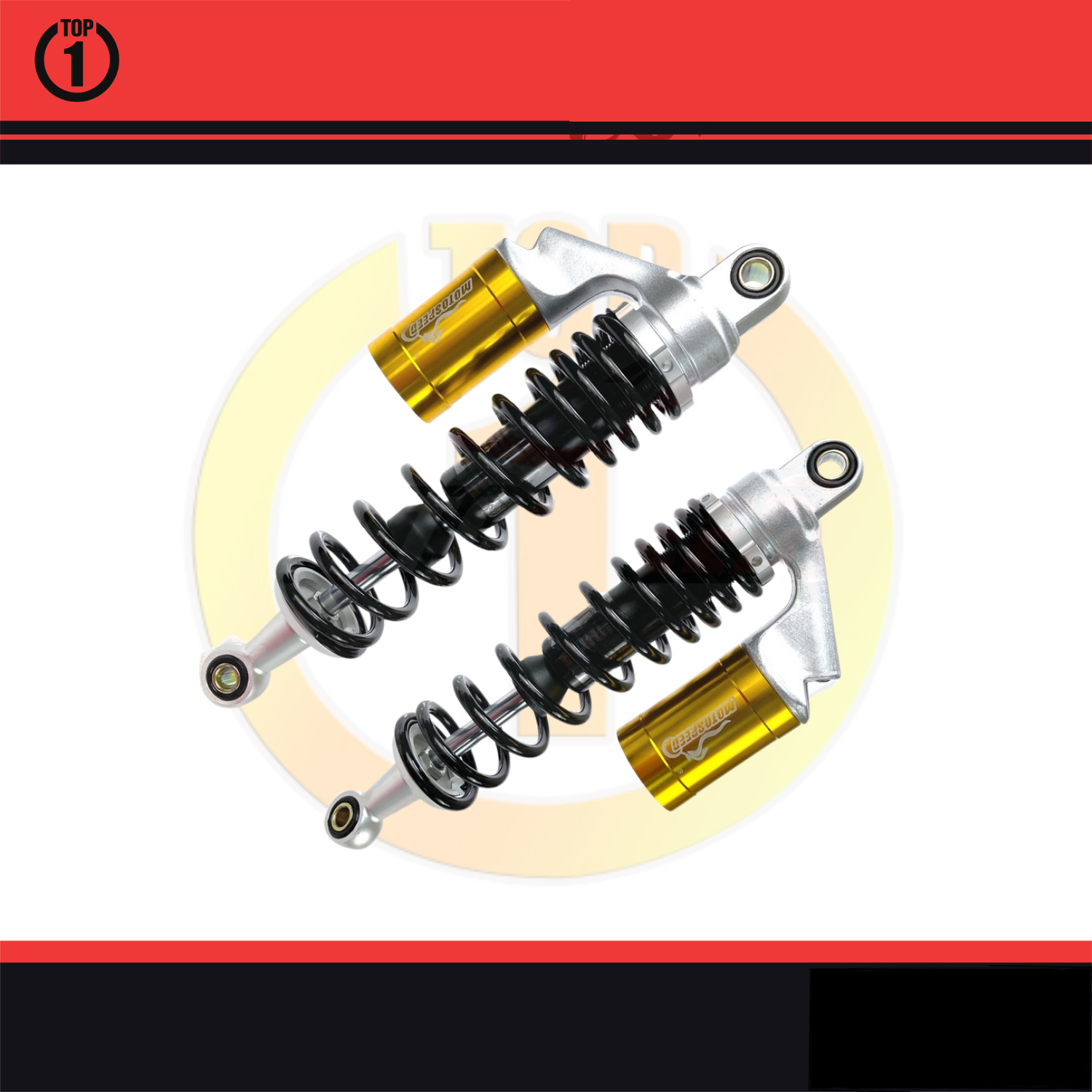 Top1 Motors 1 Pair Rear Dual Shock Absorber 310mm for XRM WAVE RAIDER ...