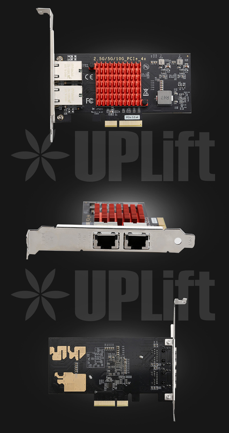 Genuine 10Gbe 10G Intel X550 Converged Server Network Adapter Dual RJ45 ...
