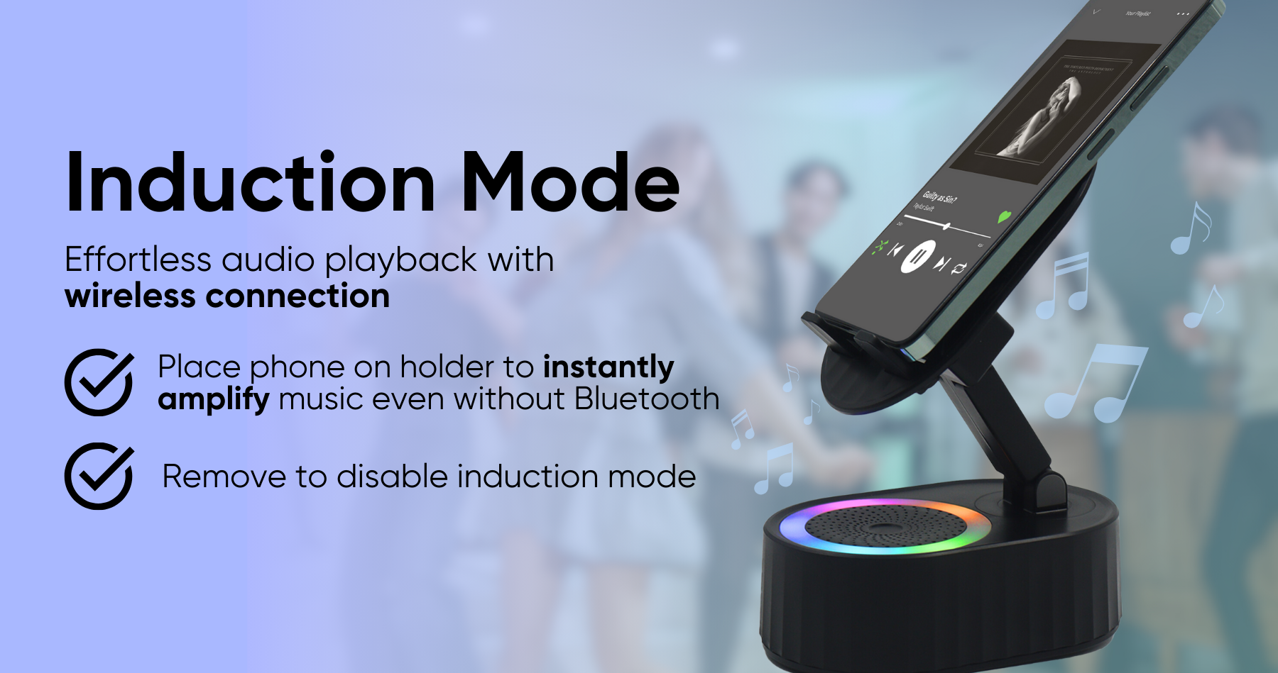 TechLife Bluetooth Sensor Speaker | Built-in Powerbank | 5W Audio ...