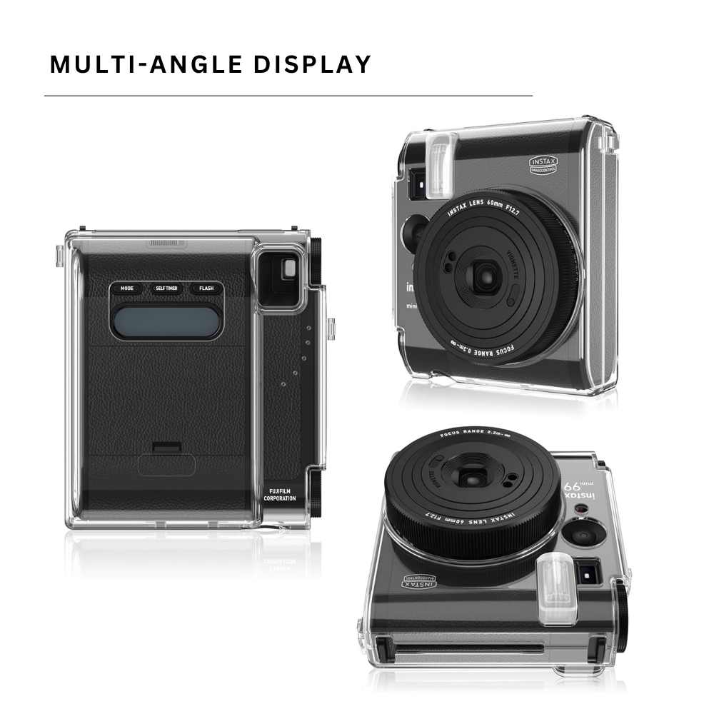 Pikxi Protective Clear Case for FUJIFILM Instax Mini 99 Instant Film ...