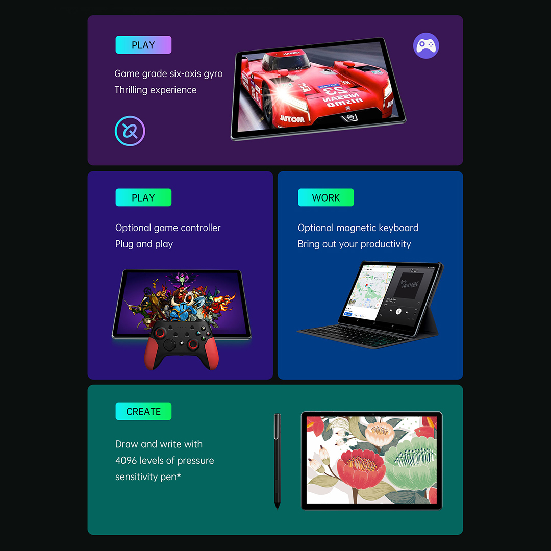ALLDOCUBE X Game Tablet | 6GB RAM + 128GB ROM | Helio P90 Processor ...