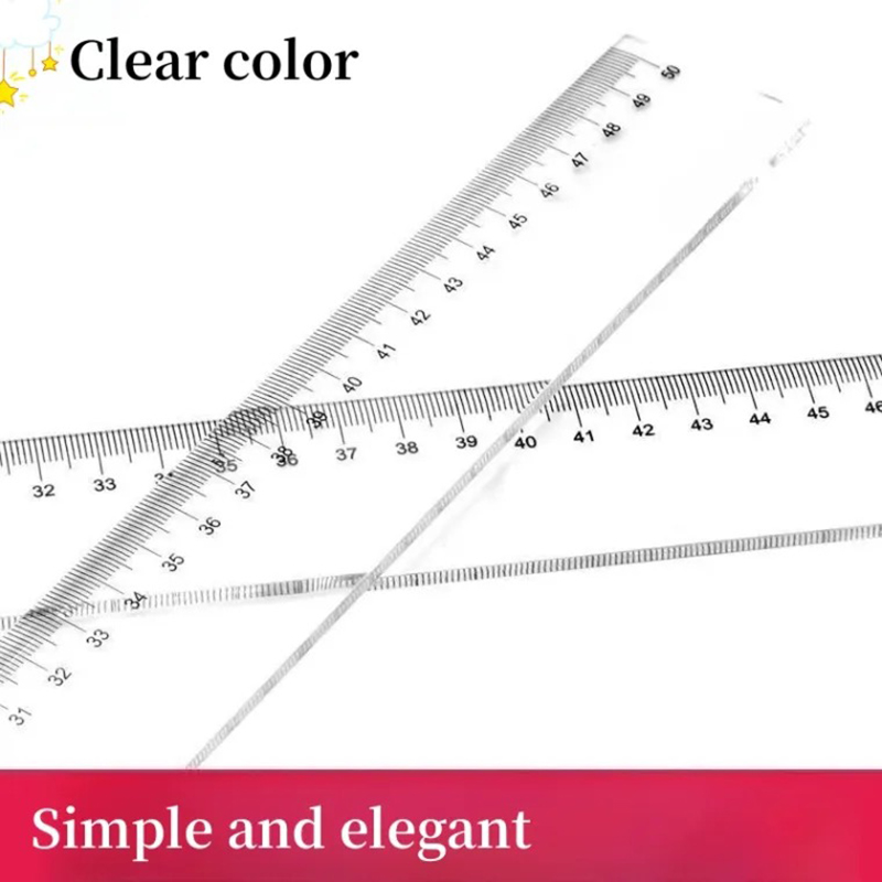 4Pcs Ruler Protractor Measuring And Drawing Tool Set Multifunctional ...